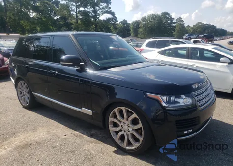 2016 Land Rover Range Rover Hse z USA, uszkodzony, nr VIN SALGS2PF1GA310850